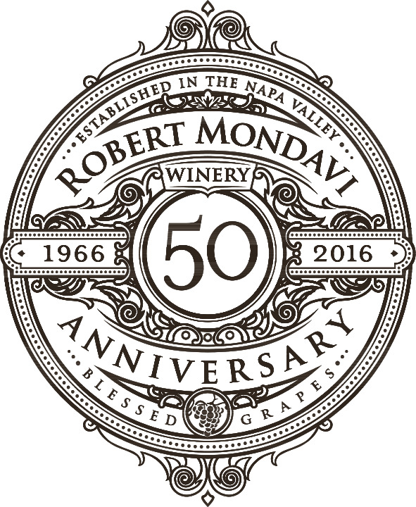 Robert Mondavi Winery 50th Anniversary Logo